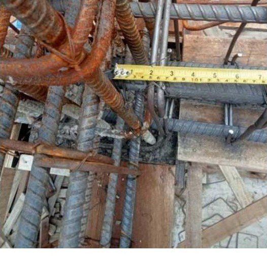 งานโครงสร้าง WECON — ตรวจจุดต่อเหล็กเสา–คาน ทีละจุด